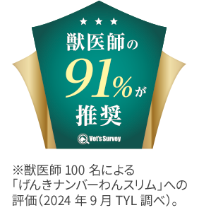 獣医師の91%が推奨